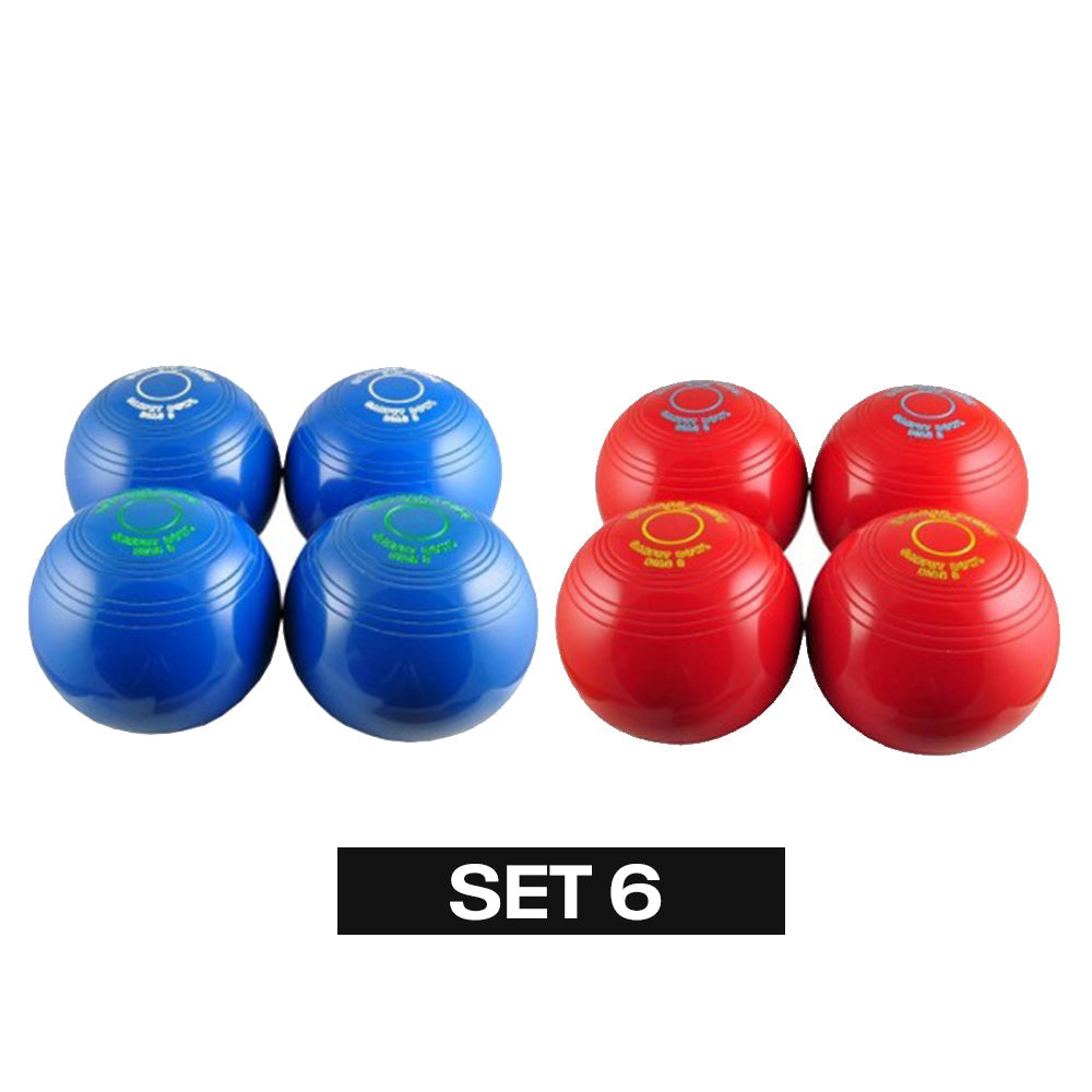 Drakes Pride 3 7/8" Carpet Bowls Set - 8 Bowls Coloured Drakes Pride