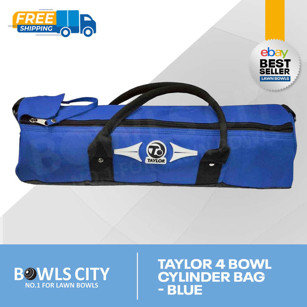 INCL. POSTAGE! Taylor Blue 4 Bowl bag with dividers. second set/pennants/clubs
