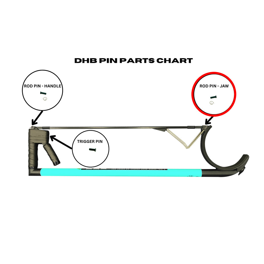 DHB Rod Pin & Clip Jaw DHB