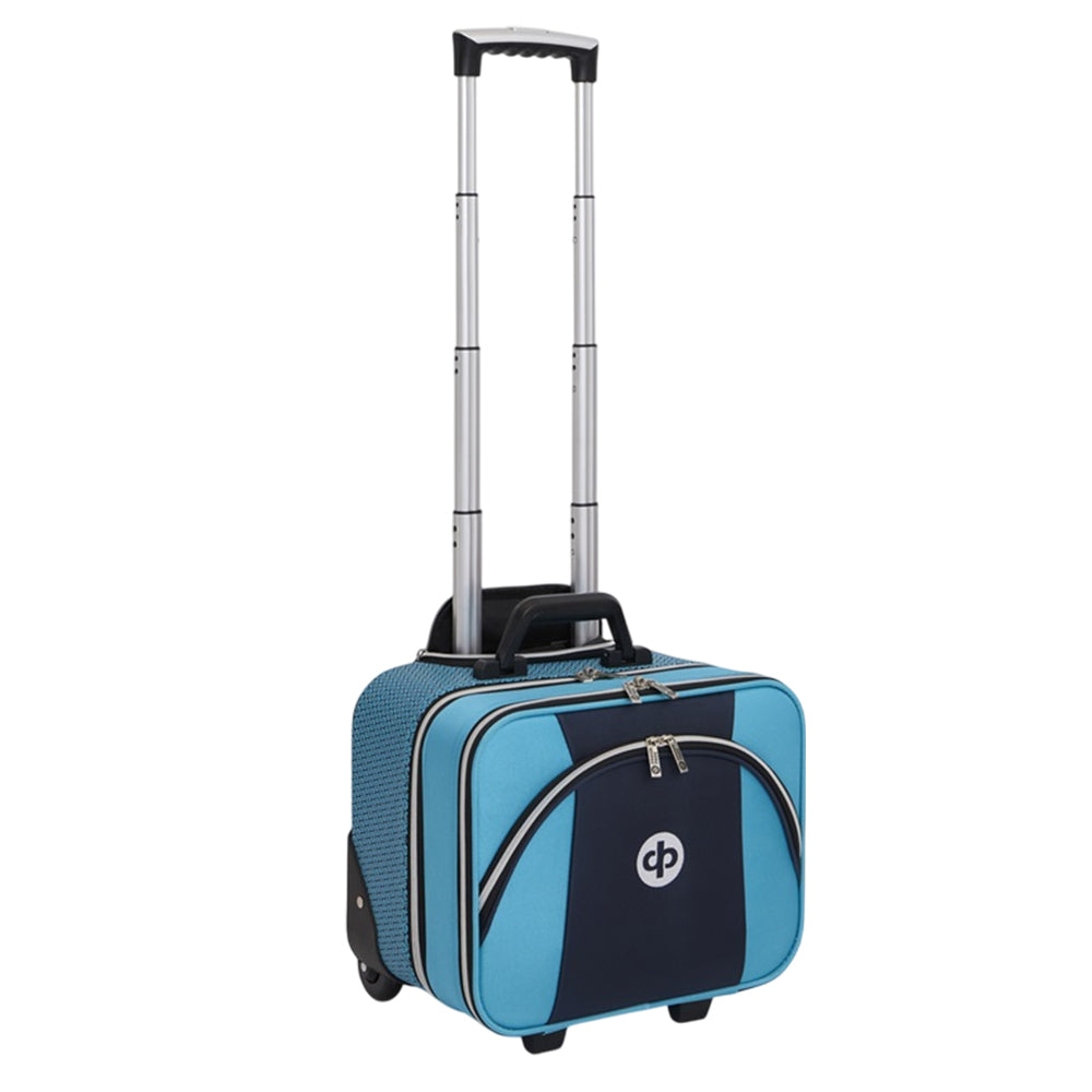 Drakes Pride Horizon MK3 Locker Trolley Lawn Bowls Bag - Navy/Light Blue