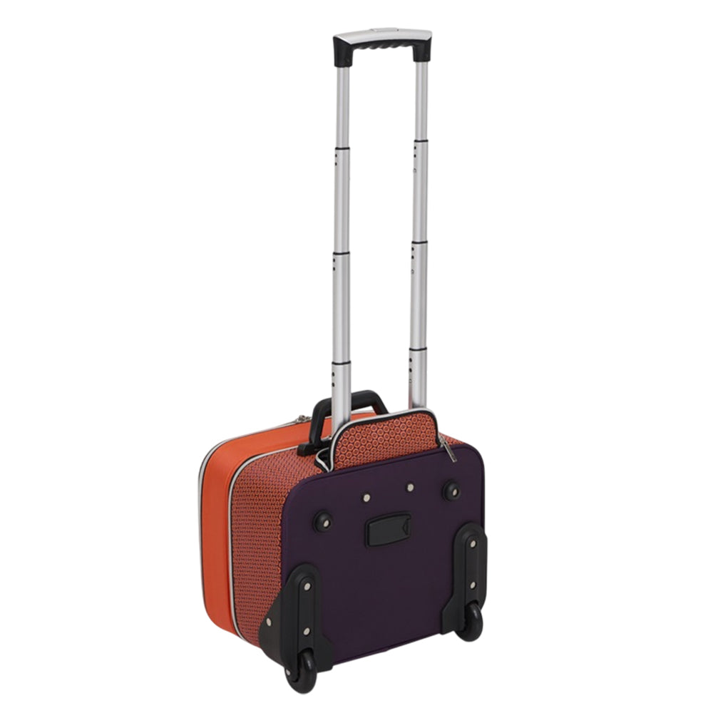 Drakes Pride Horizon MK3 Locker Trolley Lawn Bowls Bag - Orange/Purple