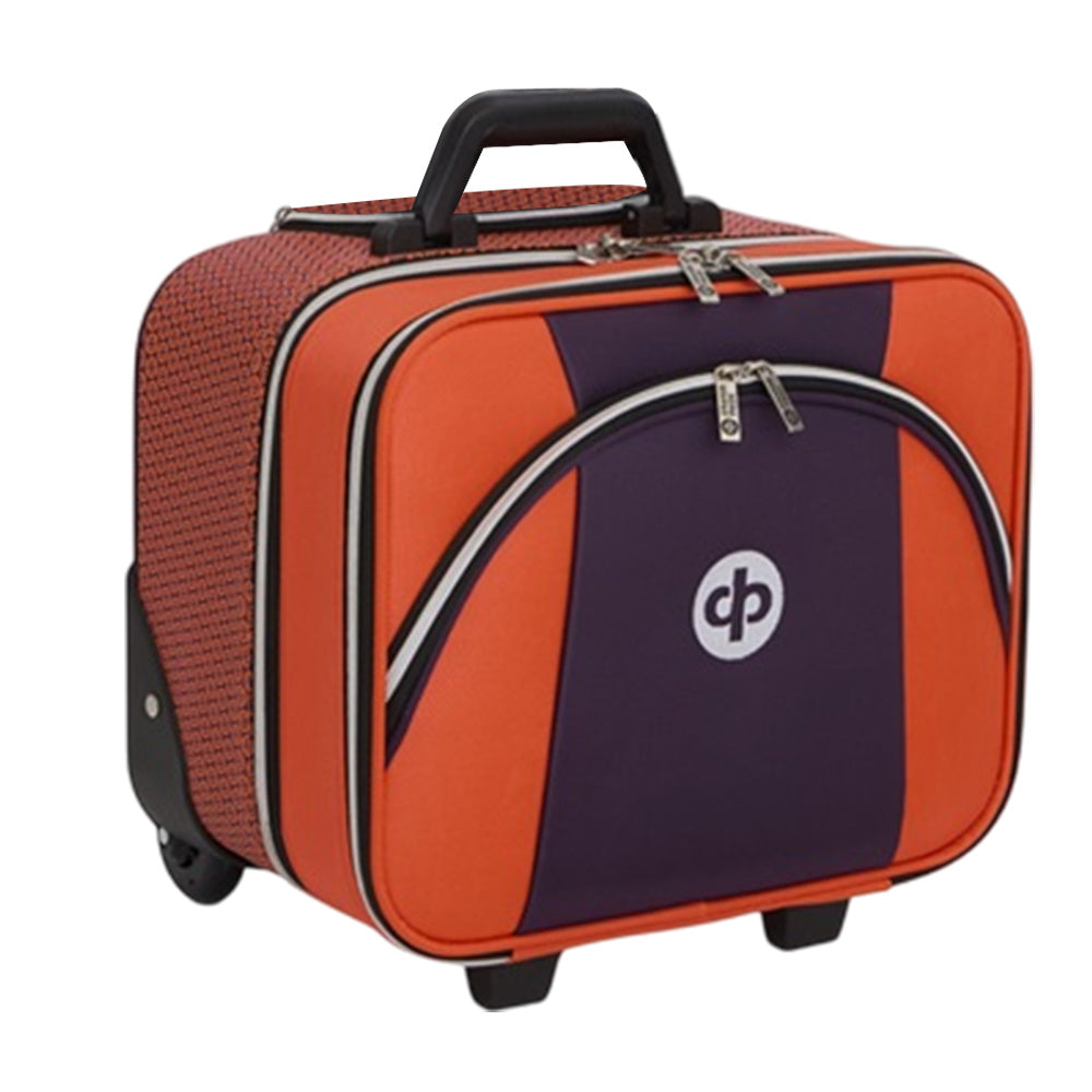 Drakes Pride Horizon MK3 Locker Trolley Lawn Bowls Bag - Orange/Purple