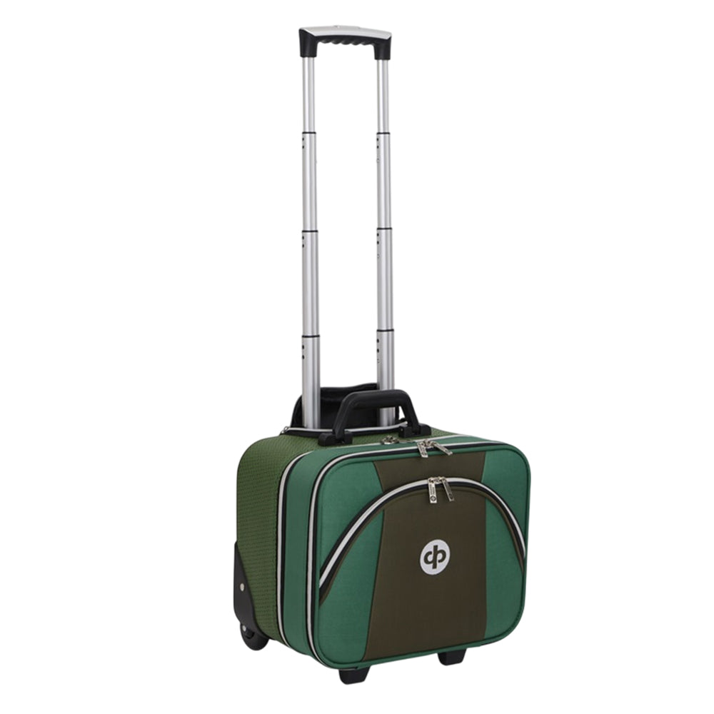 Drakes Pride Horizon MK3 Locker Trolley Lawn Bowls Bag - Walnut/Green