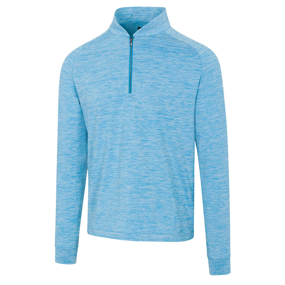Greg Norman Mens Clubhouse 1/4 Zip Long Sleeve Polo *