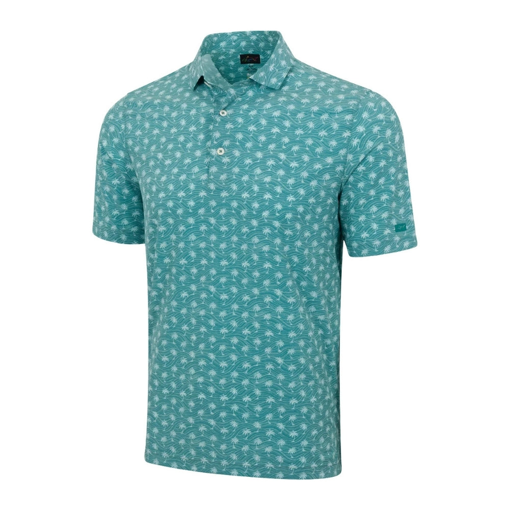 Greg Norman Mens Breezy Palm Polo