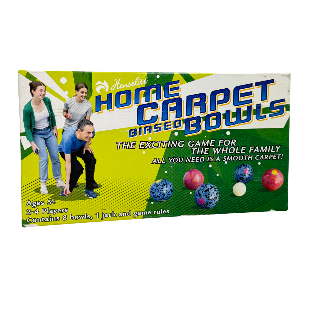 Henselite Indoor Carpet Bowls (Set Of 8 plus Jack )
