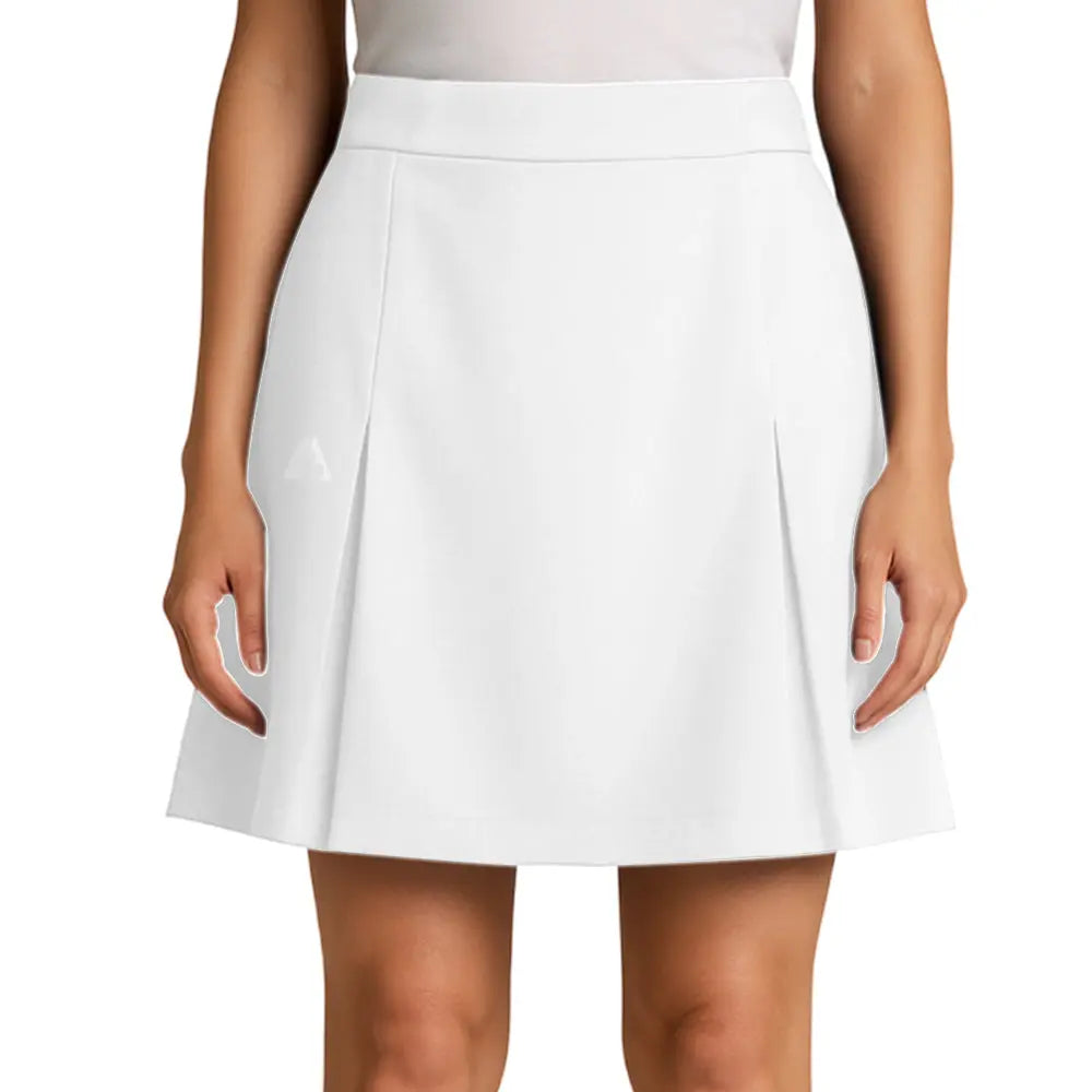 Holland Park Ladies Opal Skort BA Logo - White - Bowls City