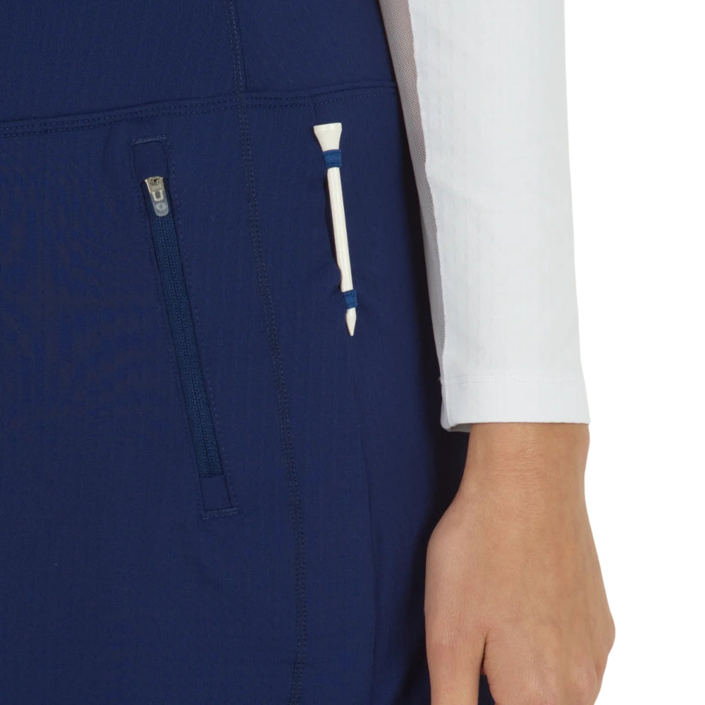 Ibkul Womens Essential 17.5" Straight Skort - Navy