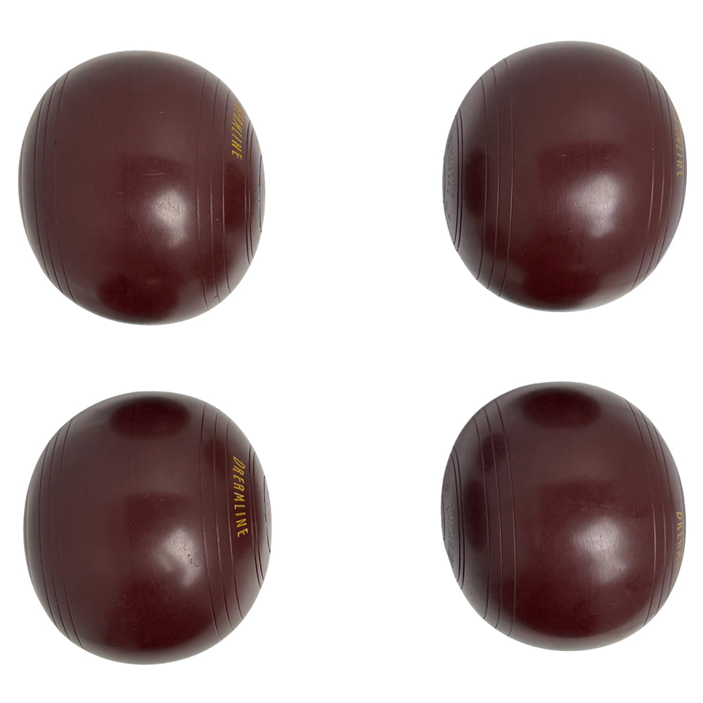 Henselite (Pre-Owned) Dreamline Lawn Bowls Size 4 Heavy Non-Gripped - Maroon J72-6Q Henselite