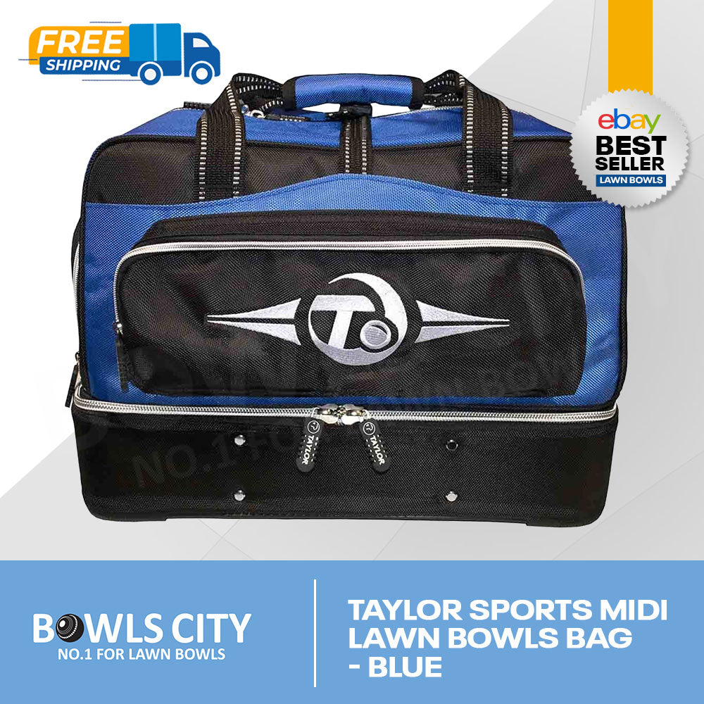 INCL. POST! Taylor Blue Large 4 Bowls Bag Good size - shoulder strap + plenty of storage
