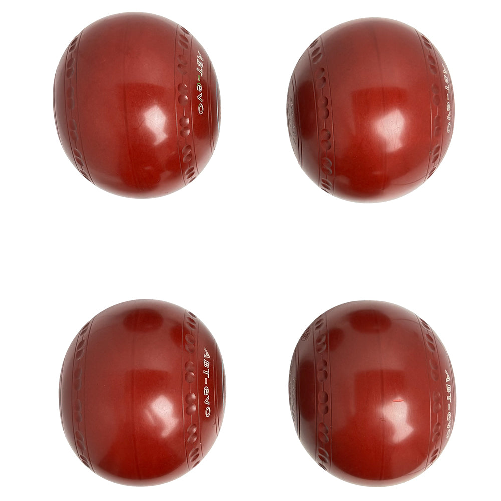 Henselite (Pre-Owned) ABT-Evo Lawn Bowls 4 Heavy Gripped Maroon - N16-5H