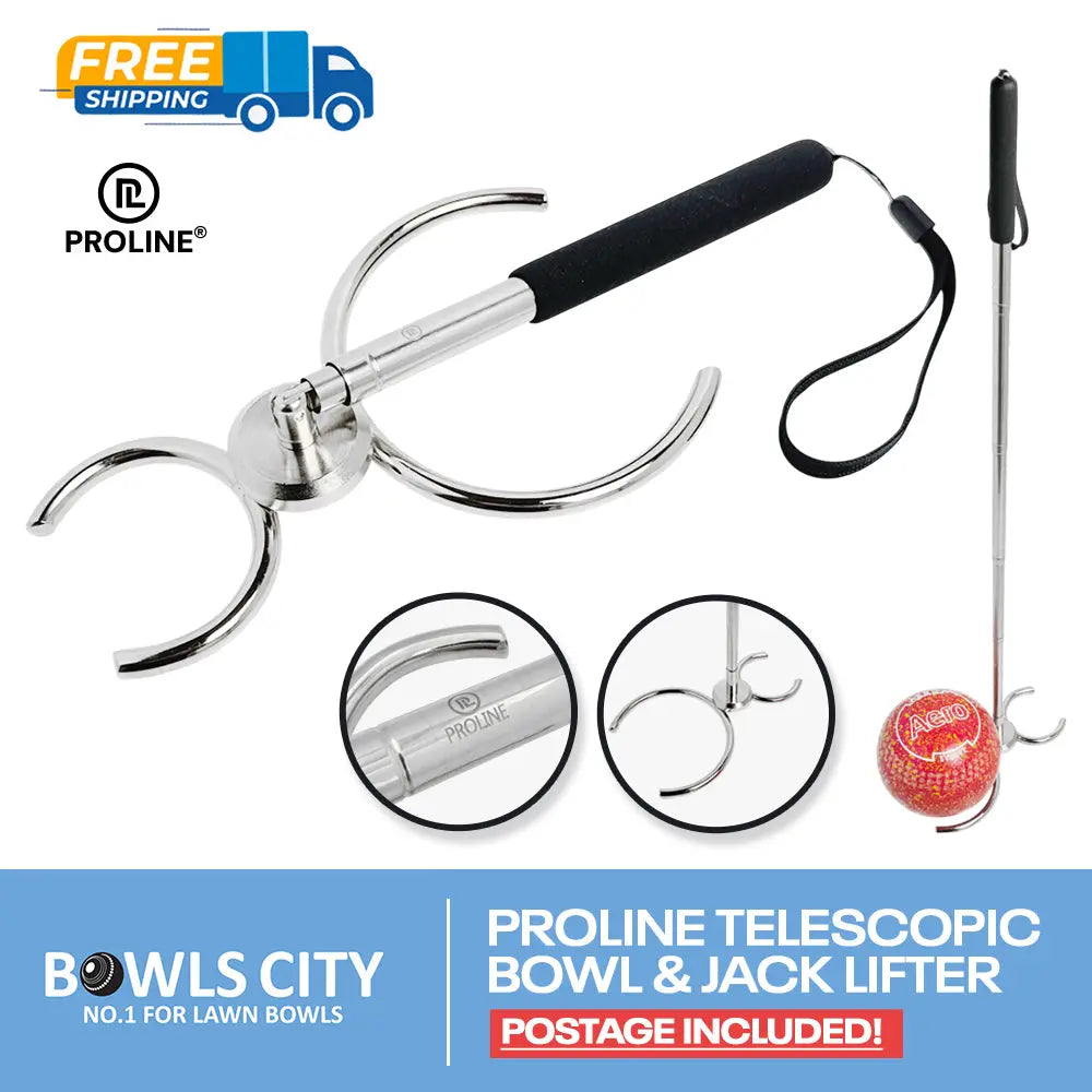 Postage Included! Best Quality Lawn Bowl & Jack Lifter, Telescopic, Fits In Bag Proline