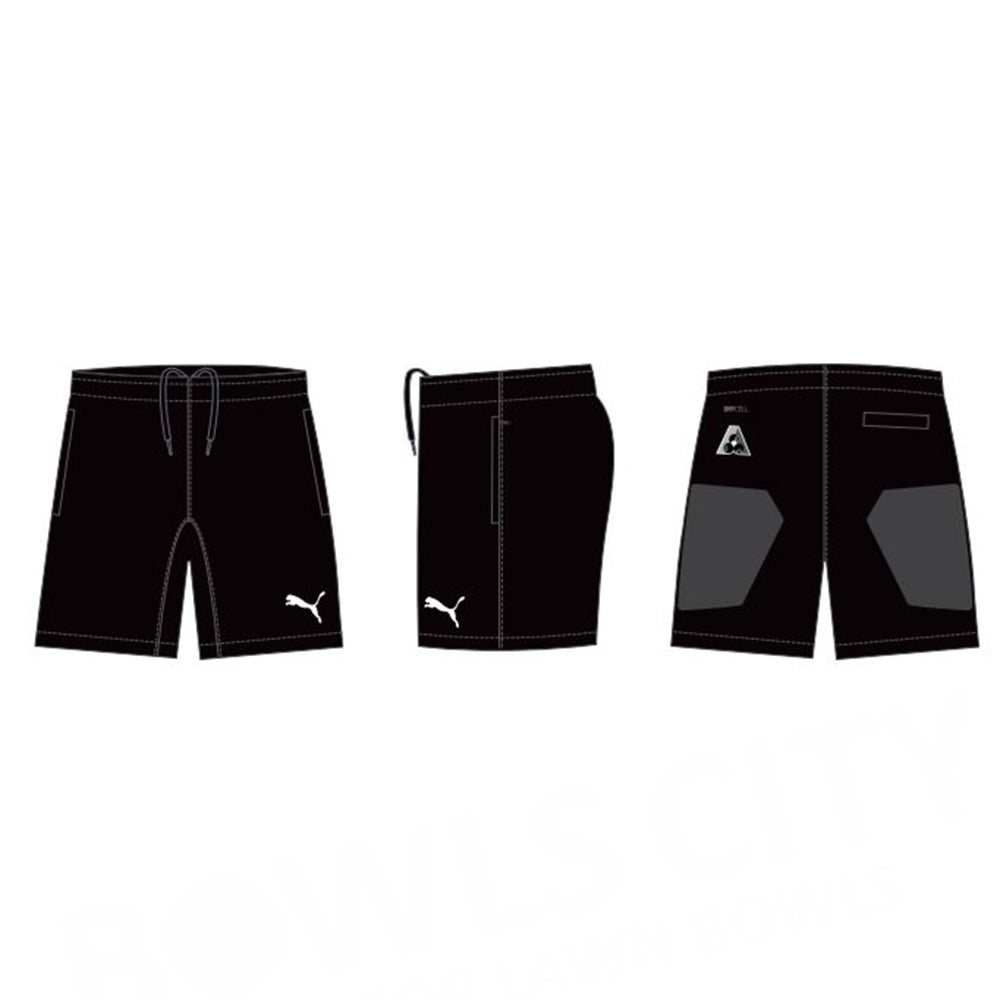 Puma Unisex 8" Bowls Short with Chamois - Black