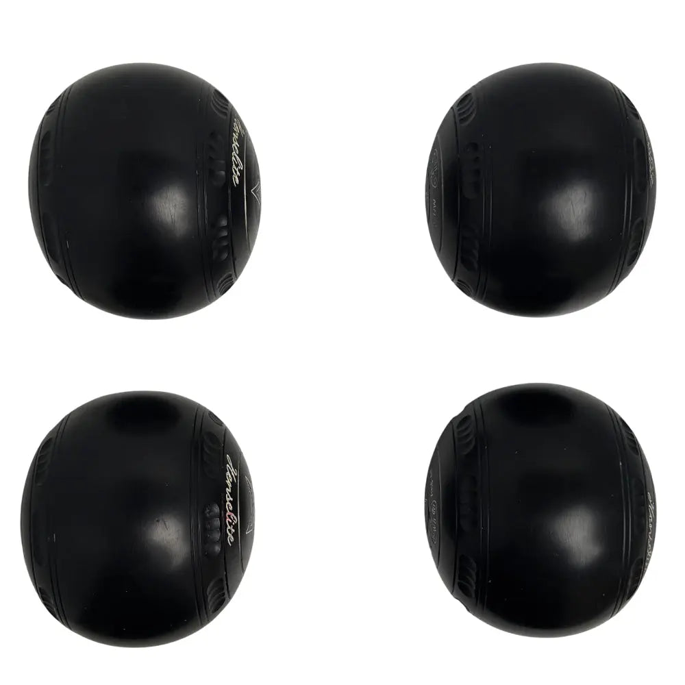 Henselite (Pre-Owned) Dreamline XG Lawn Bowls Size 3 Heavy Gripped Black - R88-4W Henselite