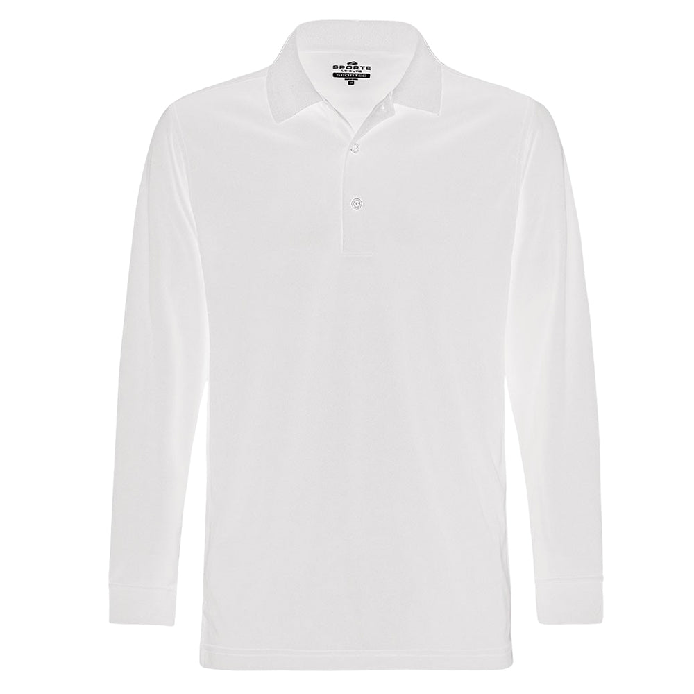 Sporte Leisure Mens Aero Long Sleeve Pique Polo