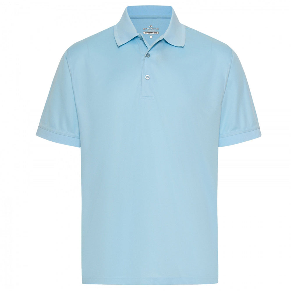 Sporte Leisure Mens Buzz Short Sleeve Polo - Cloud