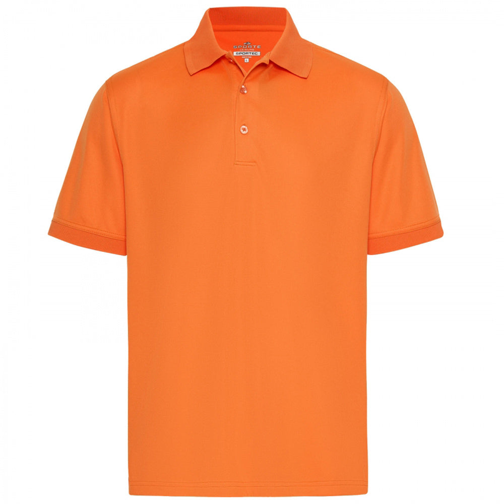 Sporte Leisure Mens Buzz Short Sleeve Polo - Flame