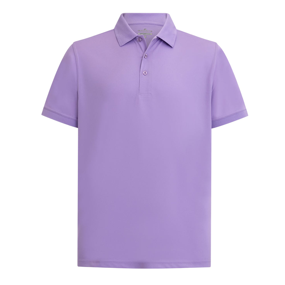 Sporte Leisure Mens Buzz Short Sleeve Polo - Lilac