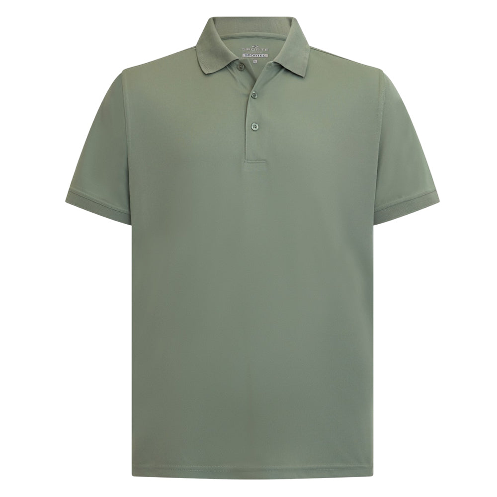 Sporte Leisure Mens Buzz Short Sleeve Polo - Sage
