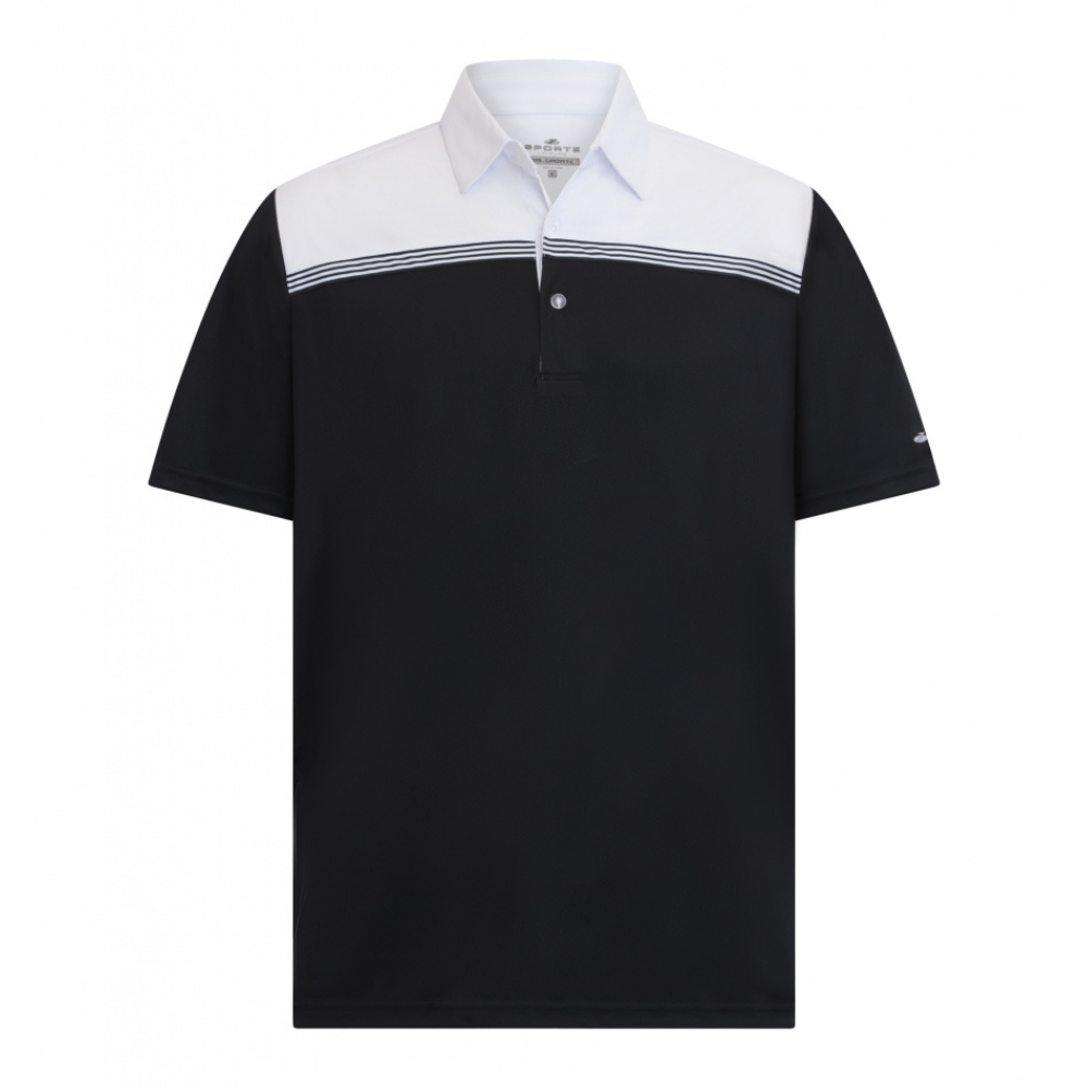 Sporte Leisure Mens Edge Short Sleeve Polo BA Logo