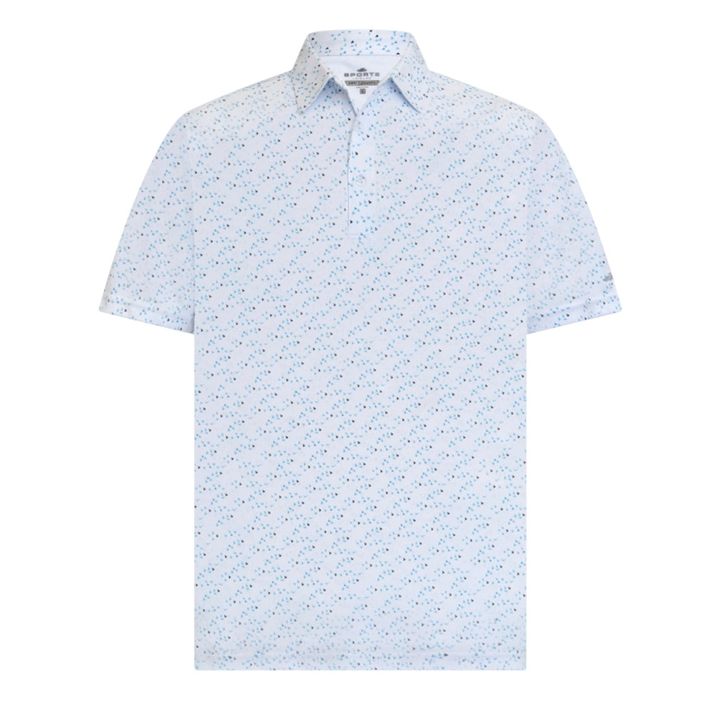 Sporte Leisure Mens View Short Sleeve Polo - White