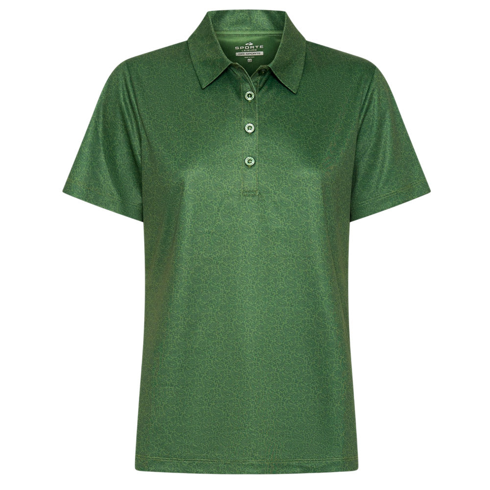 Sporte Leisure Womens Zara Short Sleeve Polo - Olive