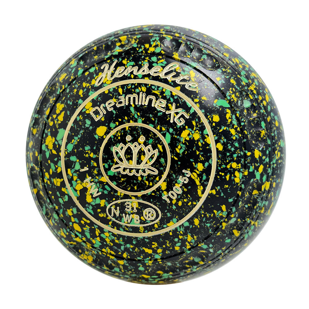 Henselite (Pre-Owned) Dreamline XG Lawn Bowls Size 1 Heavy Gripped - Spirit T00-5J