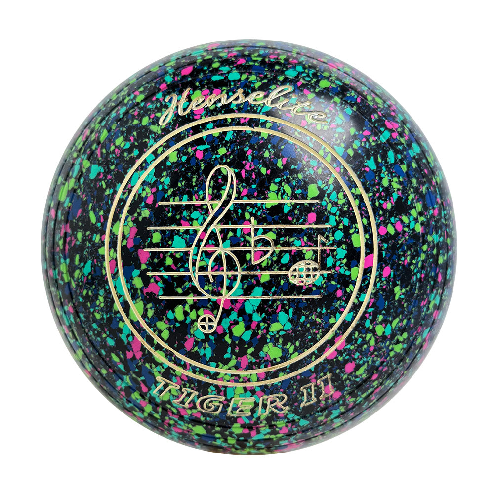 Henselite (Pre-Owned) Tiger II Lawn Bowls Size 3 Heavy Non-Gripped - Mystic T67-2C