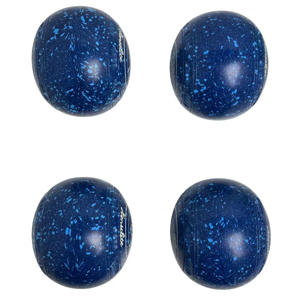 Henselite (Pre-Owned) Dreamline XG Lawn Bowls Size 4 Heavy Gripped - Blue Speckle T16-0S Henselite