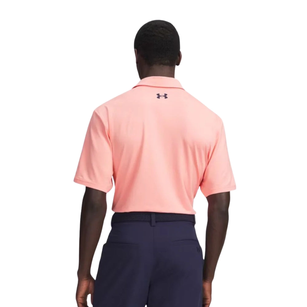 Under Armour Matchplay V2 Mens Polo - Salmon