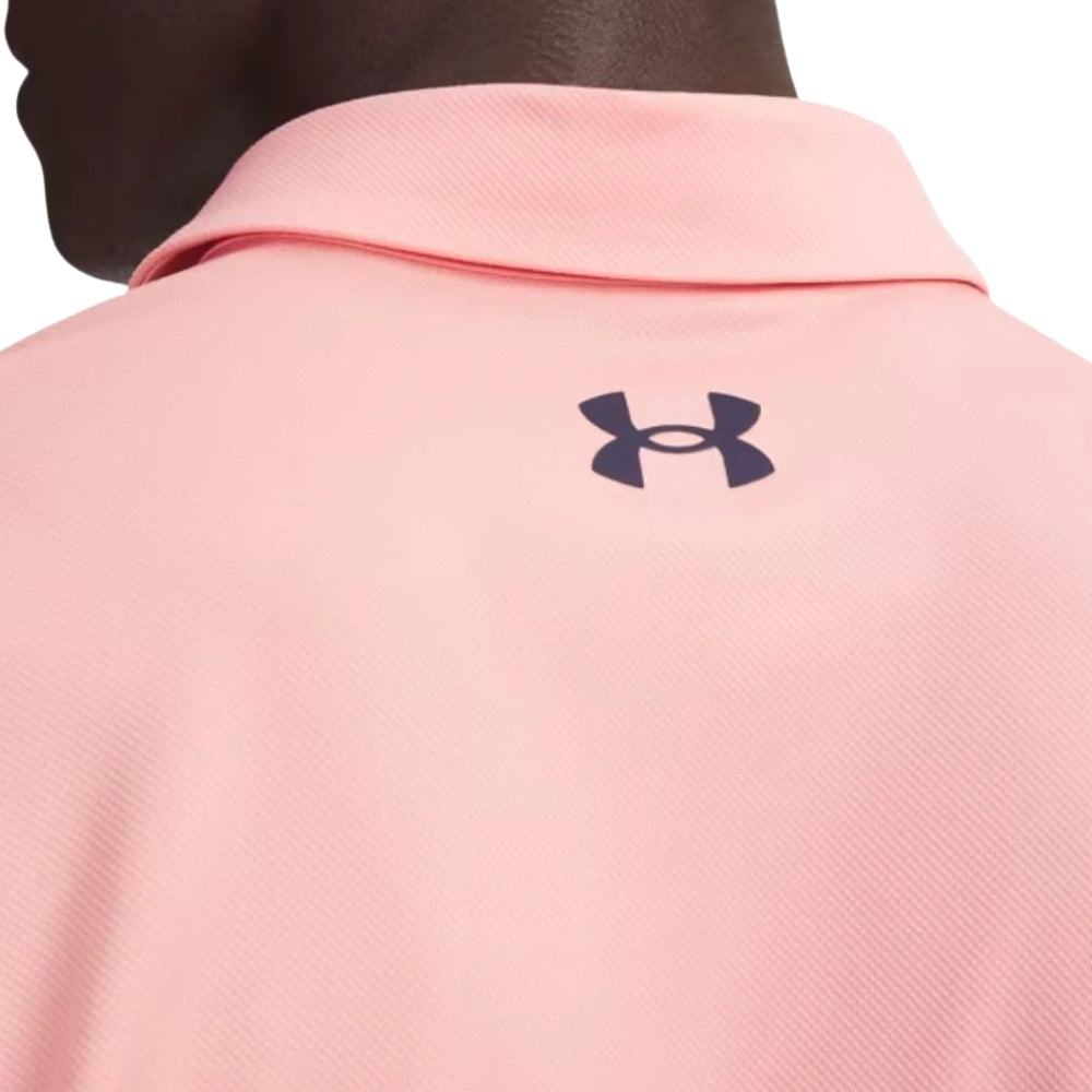 Under Armour Matchplay V2 Mens Polo - Salmon