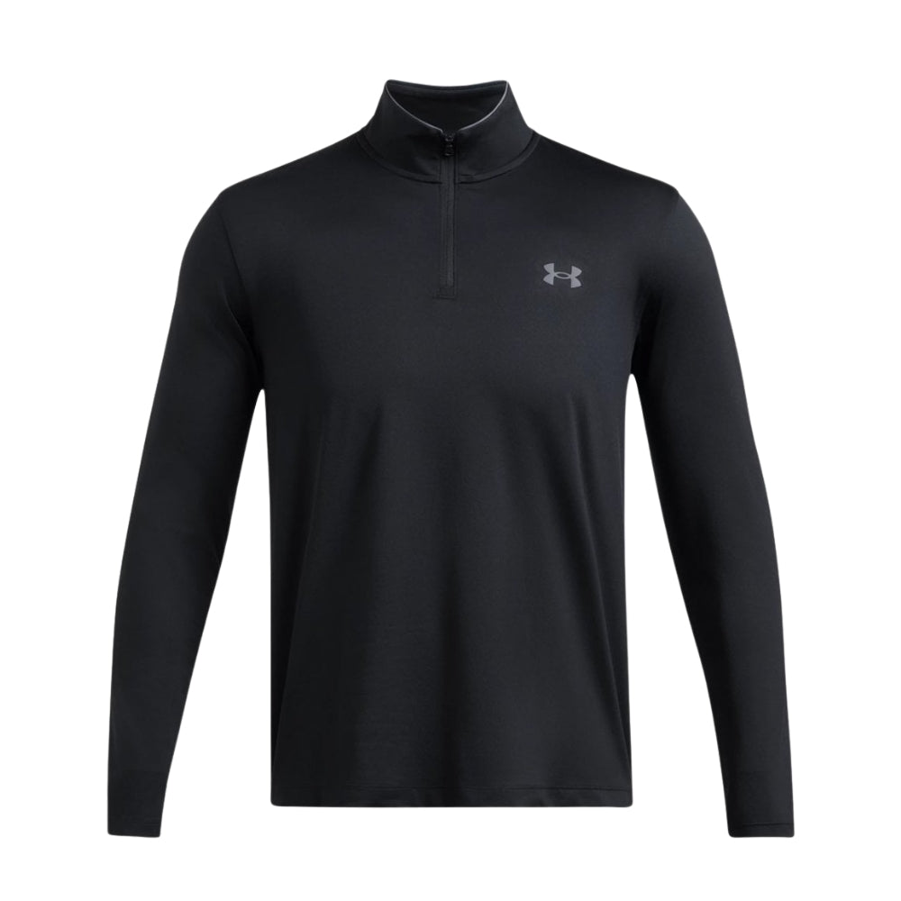Under Armour Mens Matchplay 1/4 Zip Pullover - Black