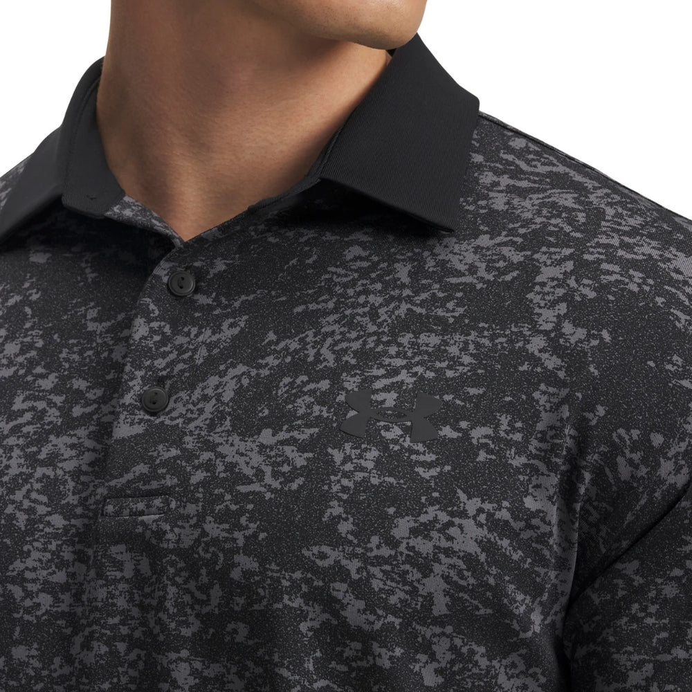 Under Armour Playoff 3.0 Print Mens Polo