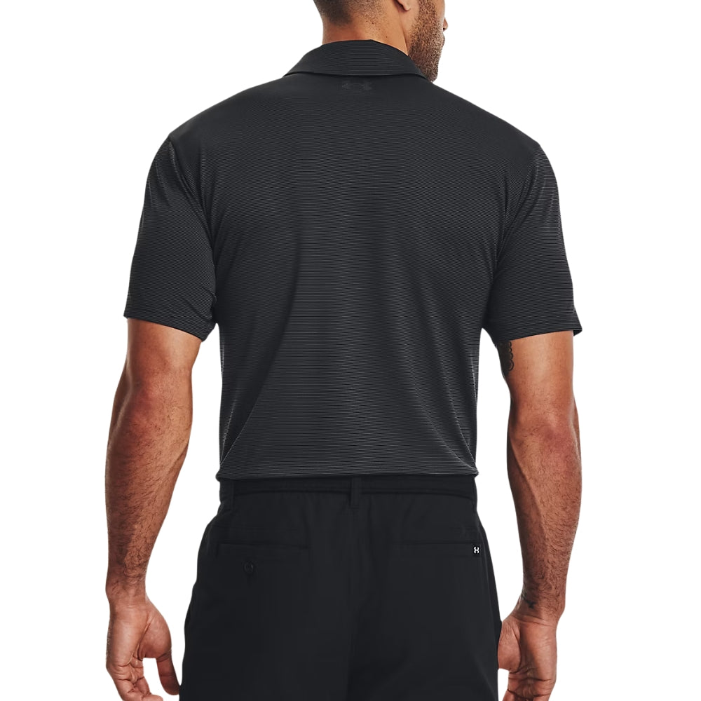Under Armour Mens Playoff 3.0 Stripe Polo - Black