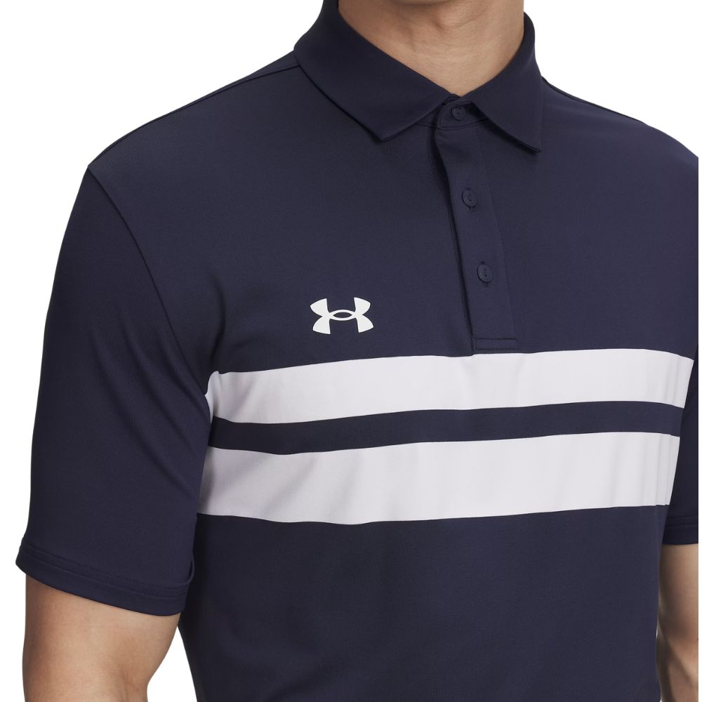 Under Armour Mens Playoff 3.0 Stripe Polo - Navy