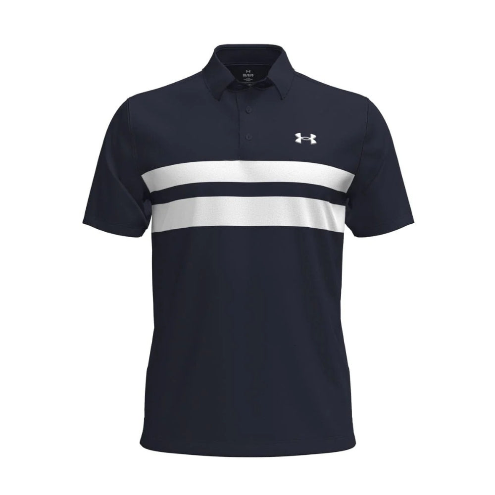 Under Armour Mens Playoff 3.0 Stripe Polo - Navy