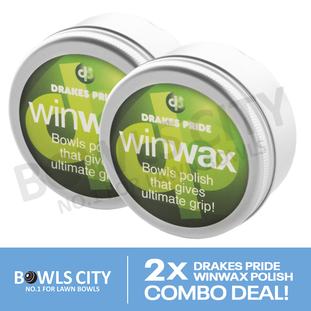 Drakes Pride Winwax Lawn Bowls Polish/Grip - 2 Pack Value Deal!