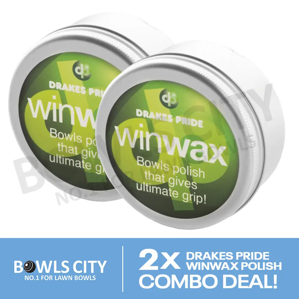 Drakes Pride Winwax Lawn Bowls Polish/Grip - 2 Pack Value Deal! - Bowls City
